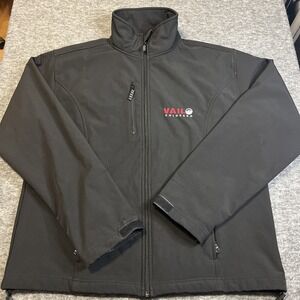 Spring Mountain Fleecewear Co. Vail Colorado Jacket Men's Large Black Wear Ready